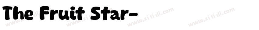 The Fruit Star字体转换